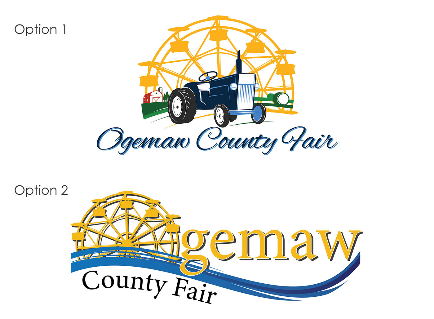 Ogemaw County Fair Logo Sarah Belle Studios